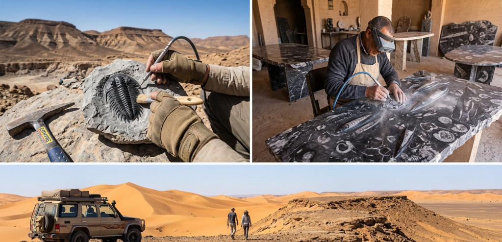 Authentic Morocco Fossil Expeditions The Ultimate Sahara Paleontology & Geological Field Guide