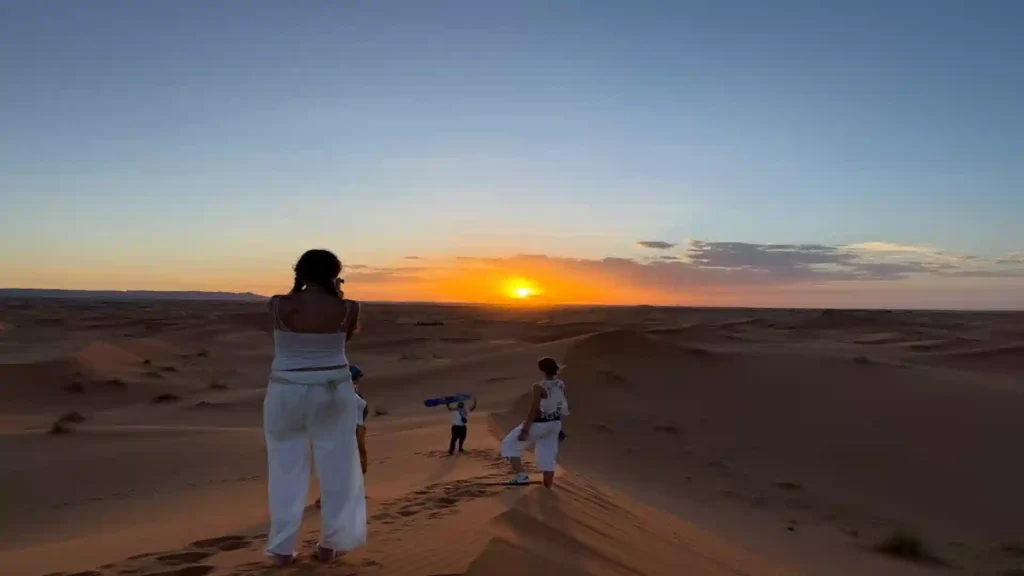 How to Choose a Reputable Morocco Desert Tour Operator The Ultimate Saharan Vetting Guide, watching sunset over the dunes
