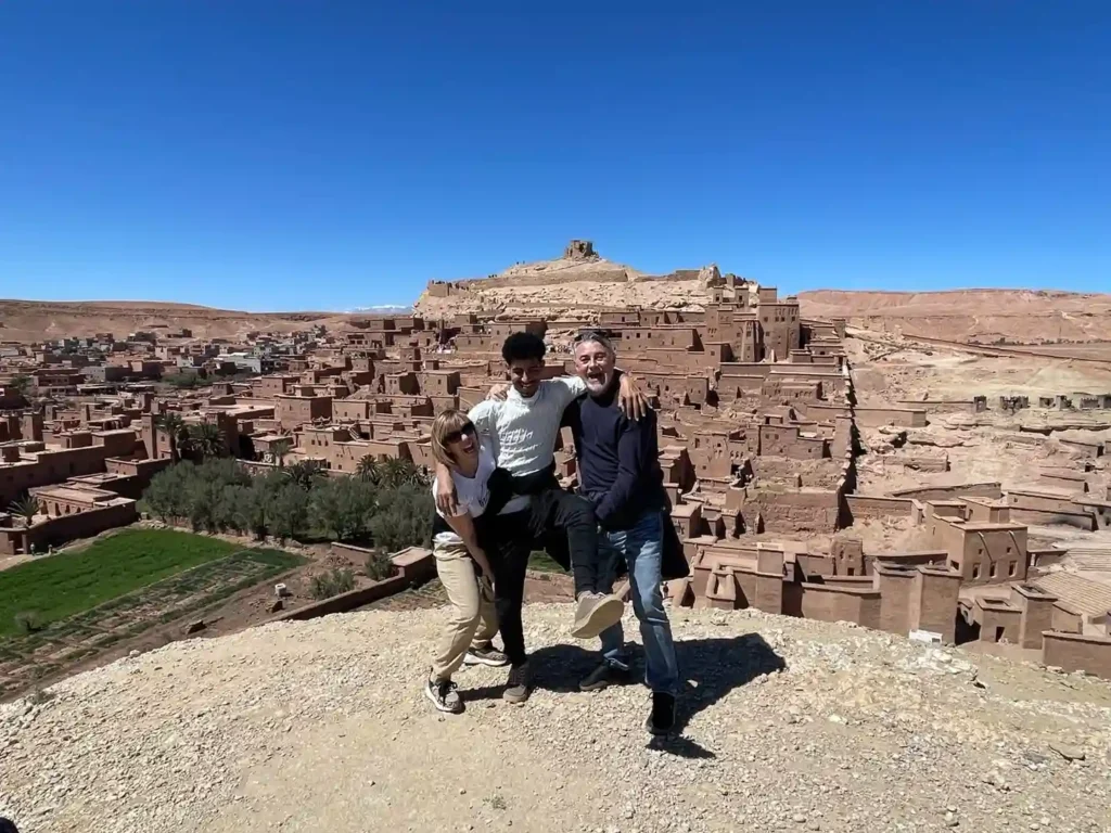 Ait Ben Haddou UNESCO kasbah — Day 1 stop on the 5 days tour from Marrakech to Merzouga and Fes, Over Morocco Tours