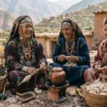 Berber People Morocco - Three Women laughing and having an easy life