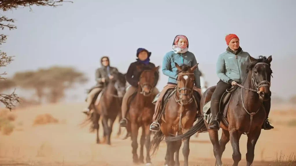 Horse Ridingin Morocco Trek in the Sahara Desert
